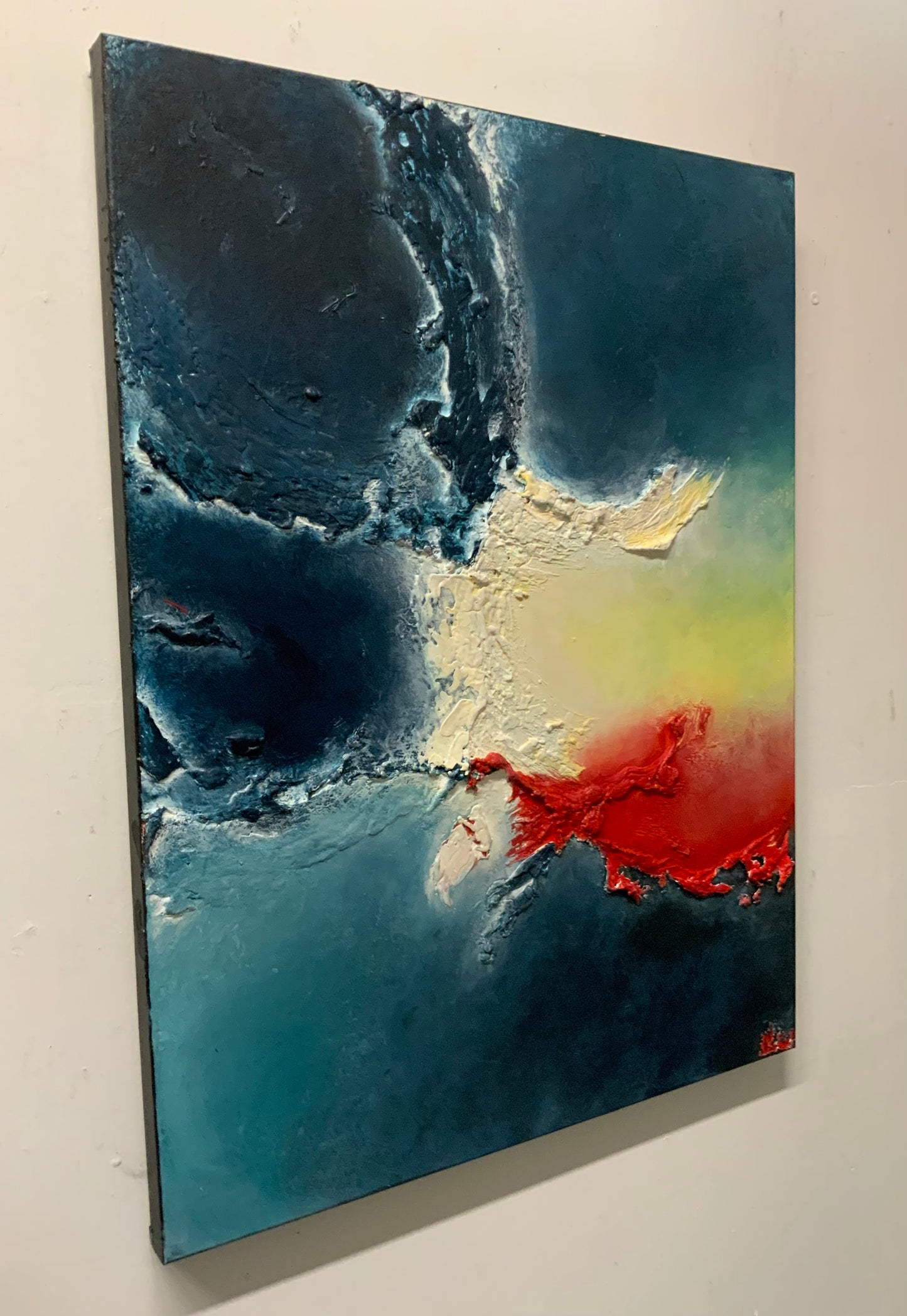 Chromatic Threshold - Original Mixed-Media Painting