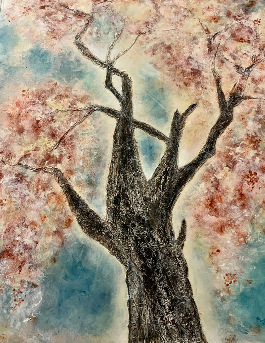 Love Is In The Air I - Original Mixed Media Painting