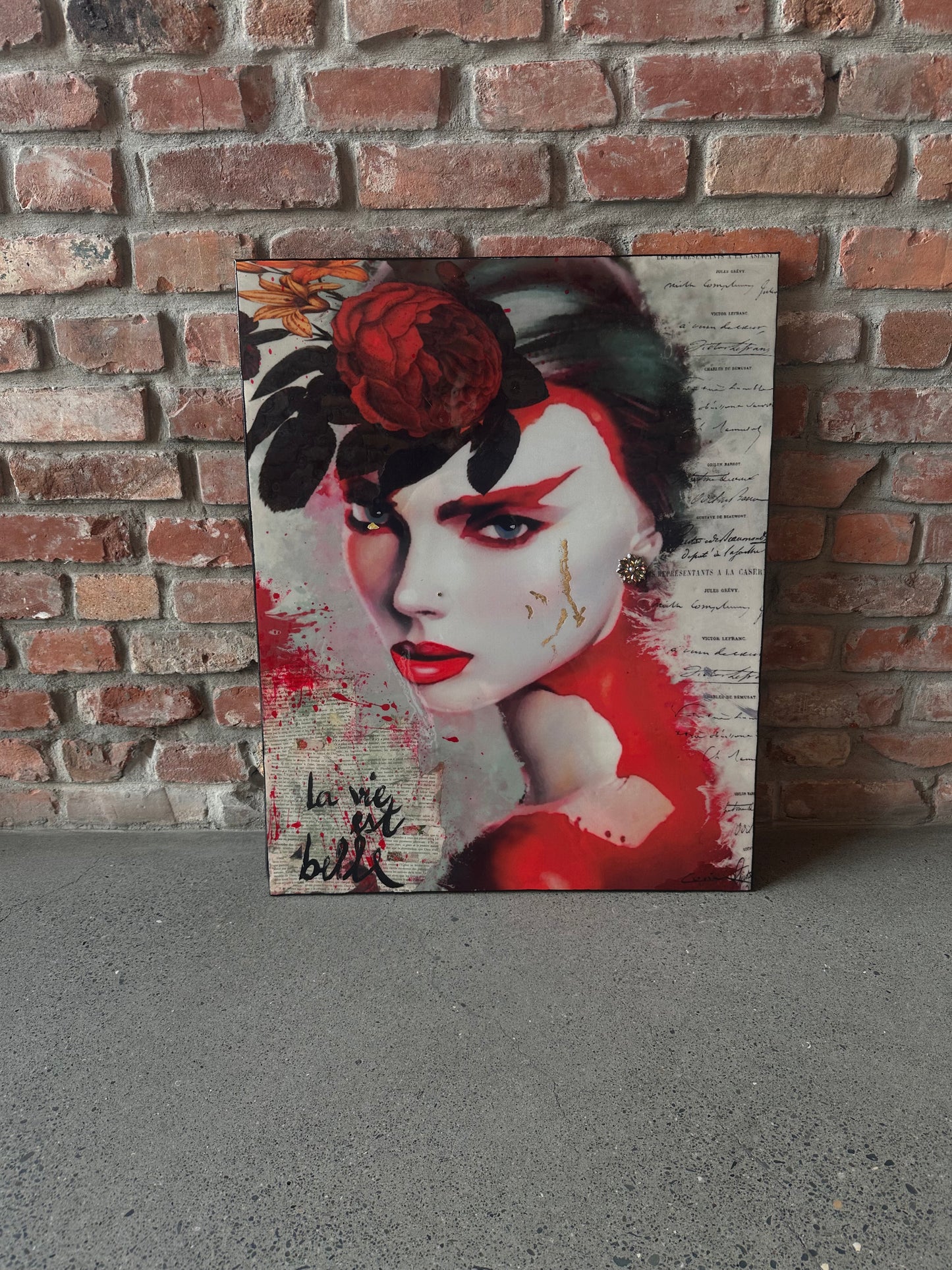 Love Bites - Original Mixed Media Pop Art