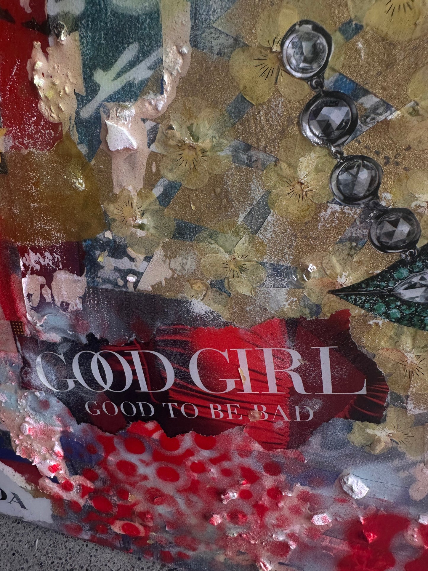 Too Good to Be Good - Original Mixed Media Pop Art