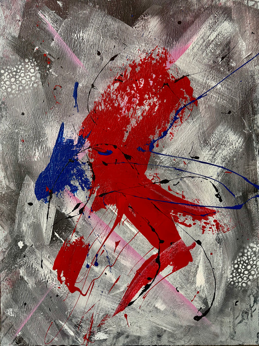 Collision Bloom - Original Painting