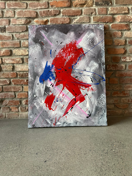 Collision Bloom - Original Painting