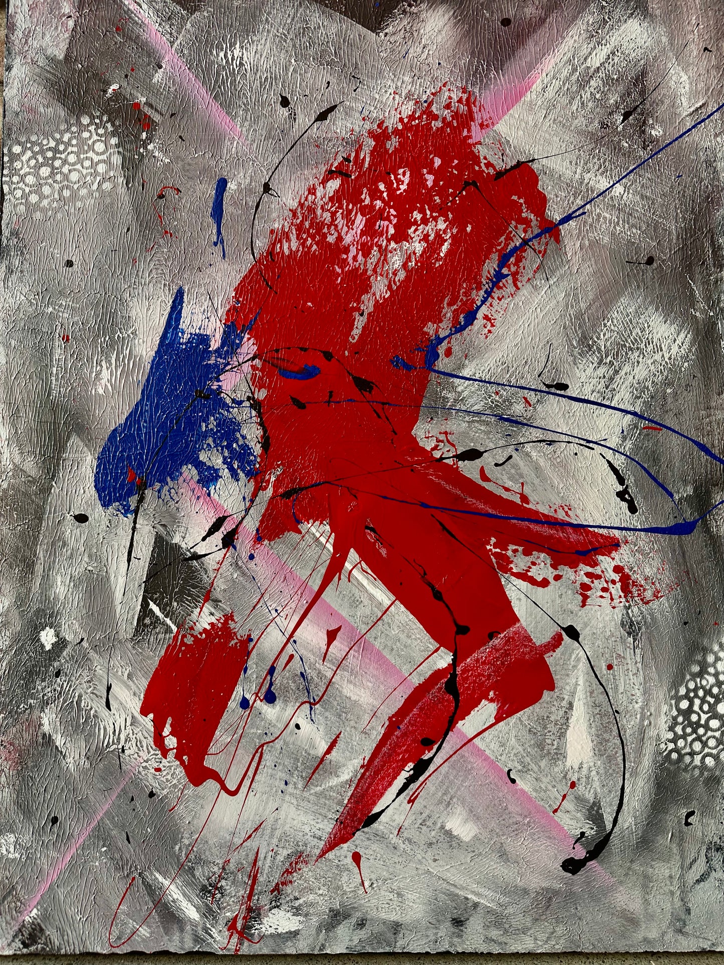 Collision Bloom - Original Painting