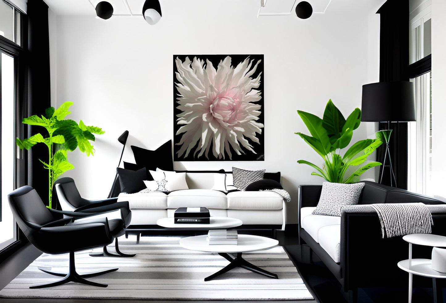 Twilight Rhapsody – Floral Art Print