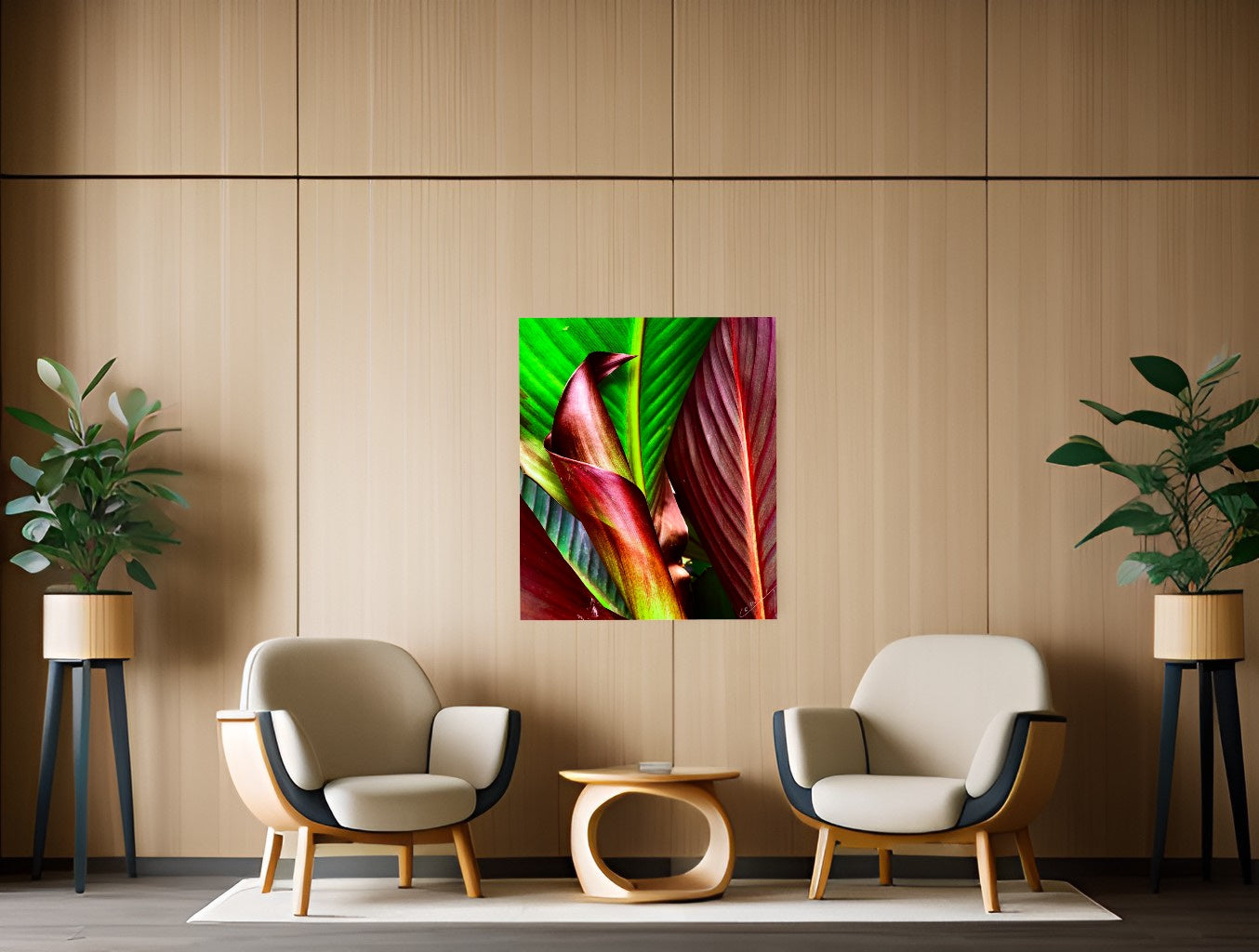 A Splash of Tropical Lush – Vibrant Art Print