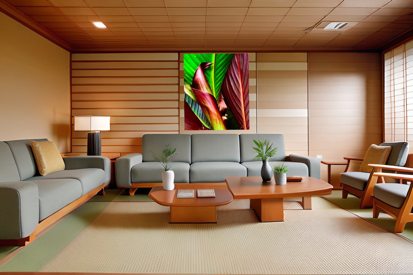 A Splash of Tropical Lush – Vibrant Art Print
