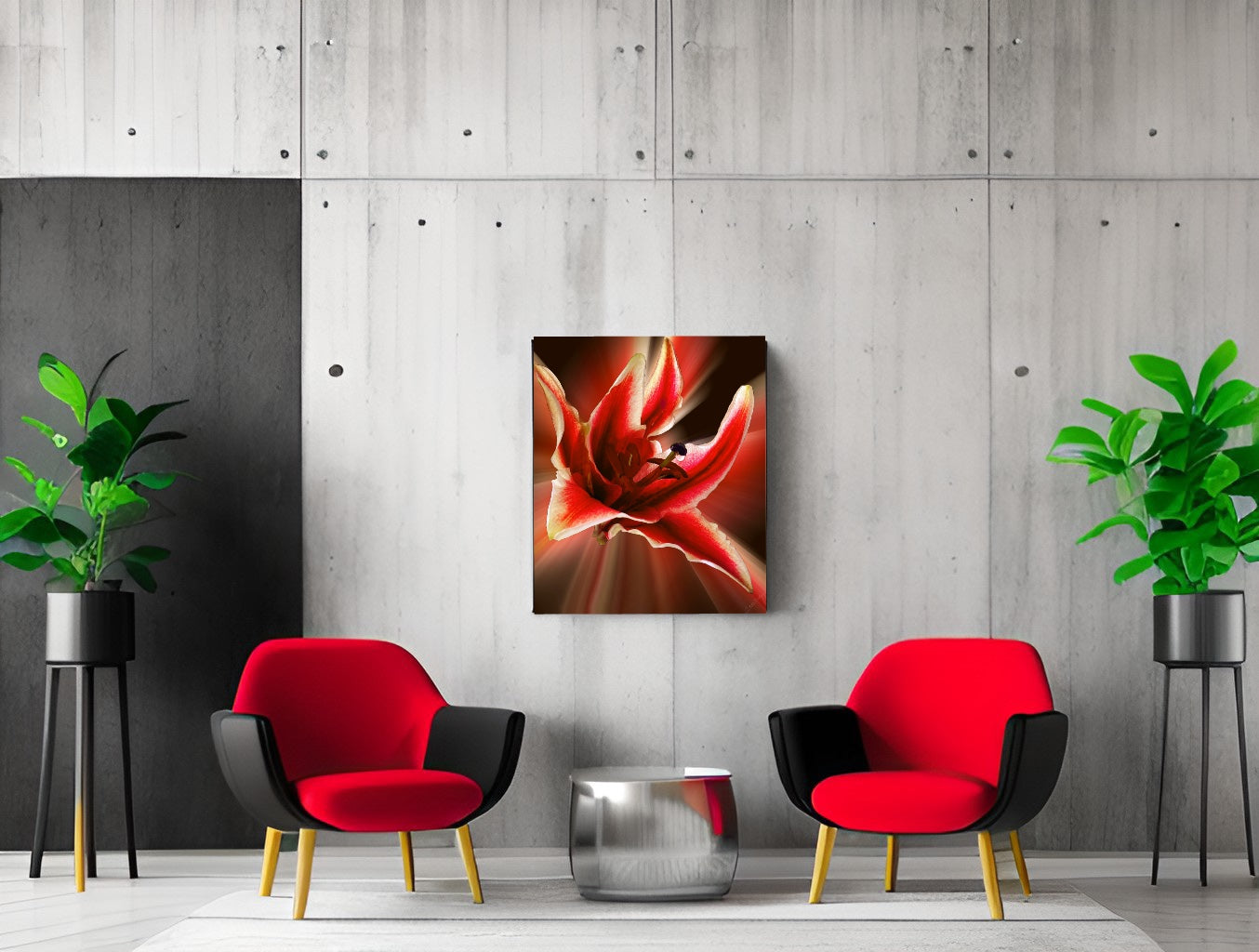 Alluring Stargazer Lily – Floral Art Print