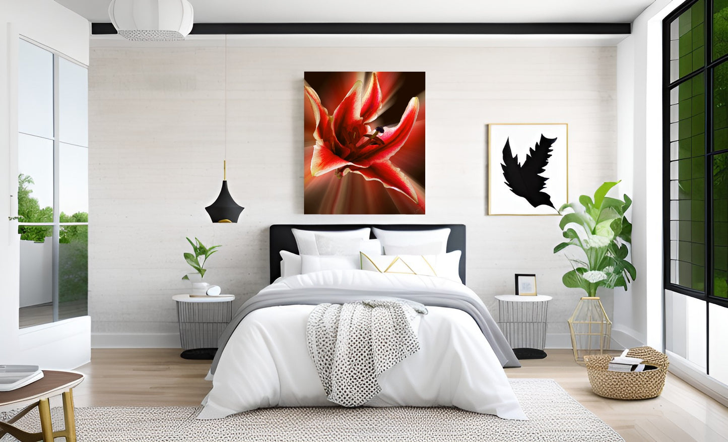 Alluring Stargazer Lily – Floral Art Print