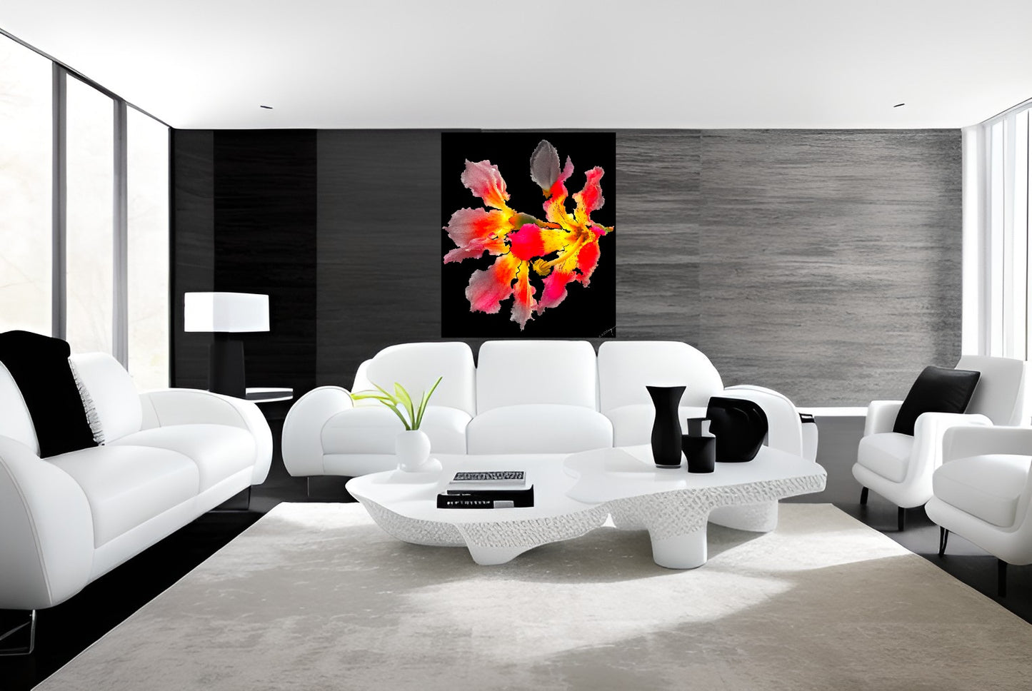 Wild Orchid Blooms – Vibrant Art Print