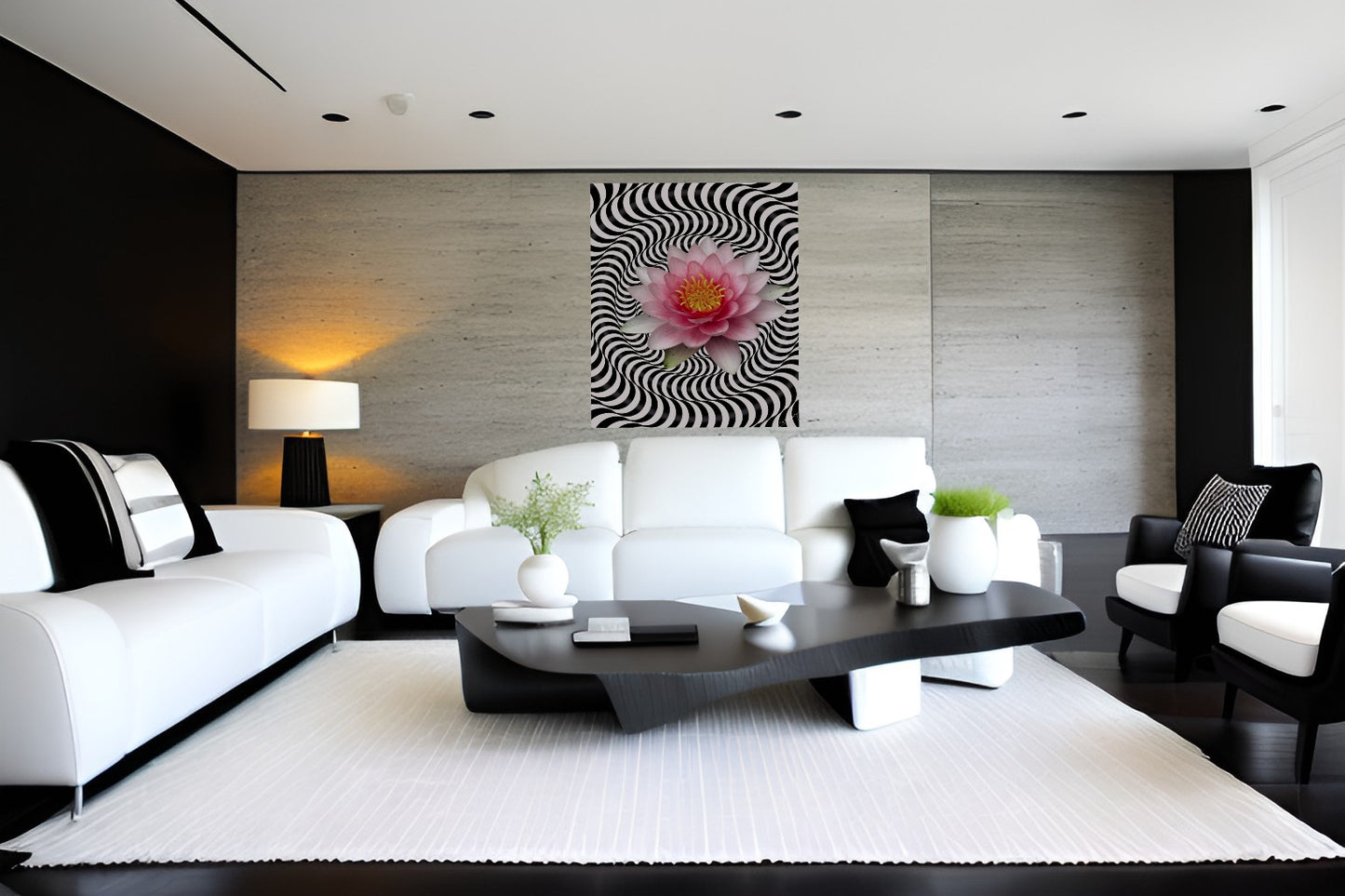 Water Lily in Its Vibrant Glory - Floral Art Print