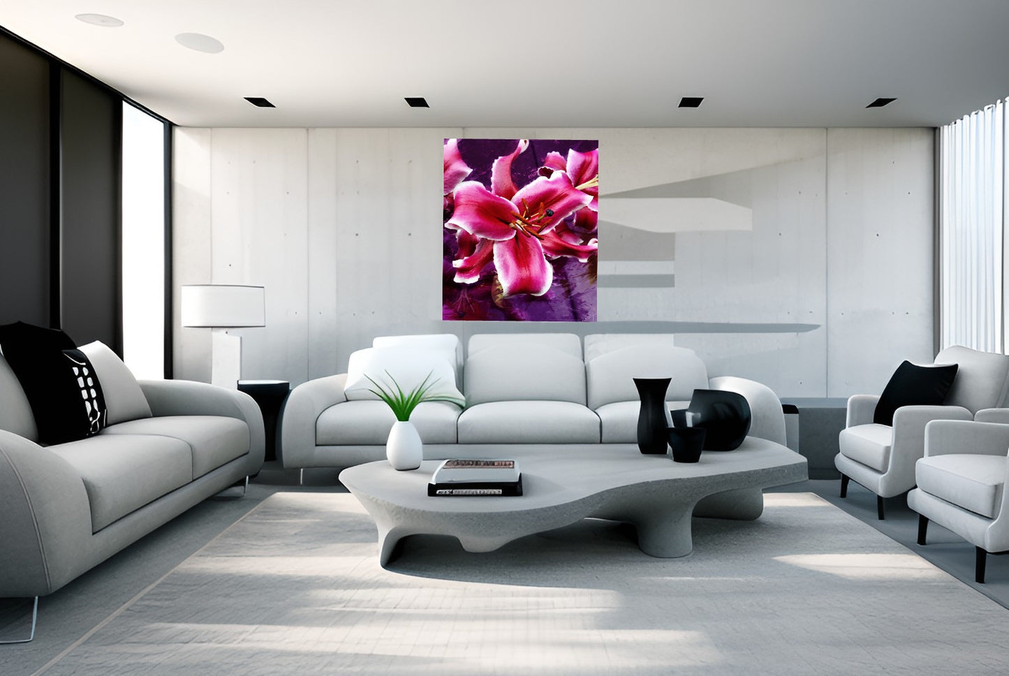 The Musky Sweet Stargazer Lily – Floral Art Print