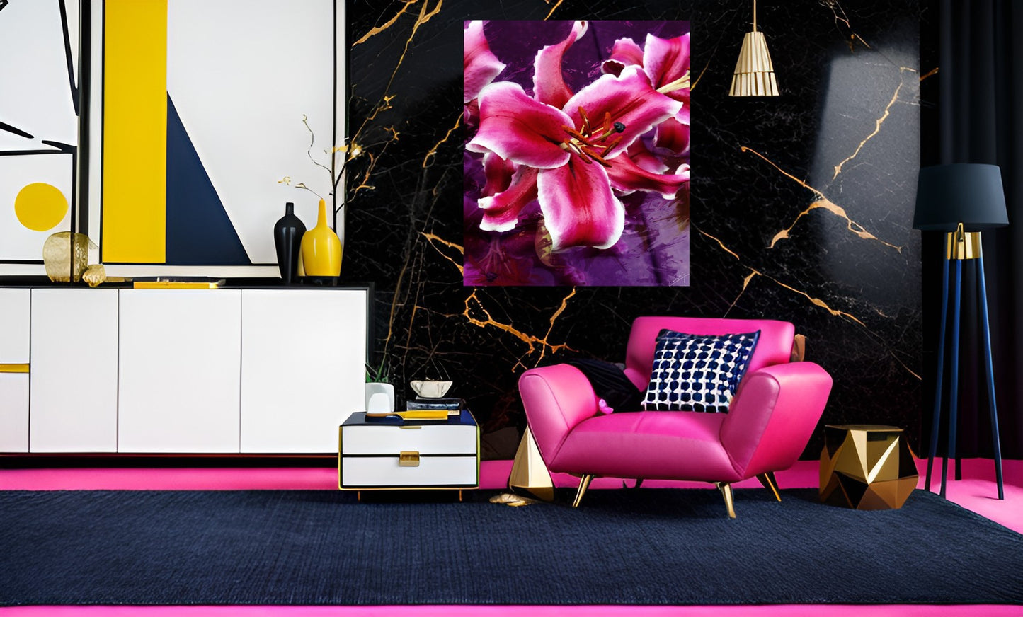 The Musky Sweet Stargazer Lily – Floral Art Print