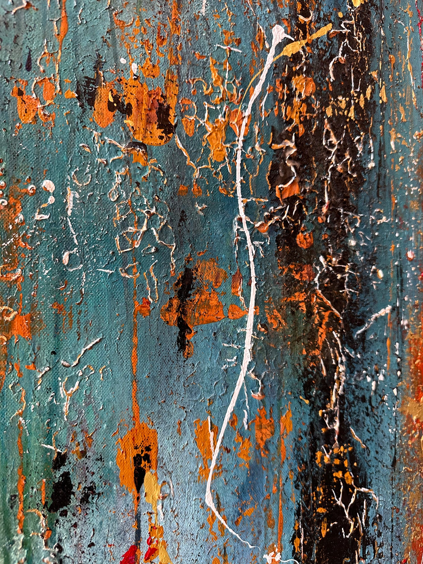 Whispers in the Web of Rust - Original Painting