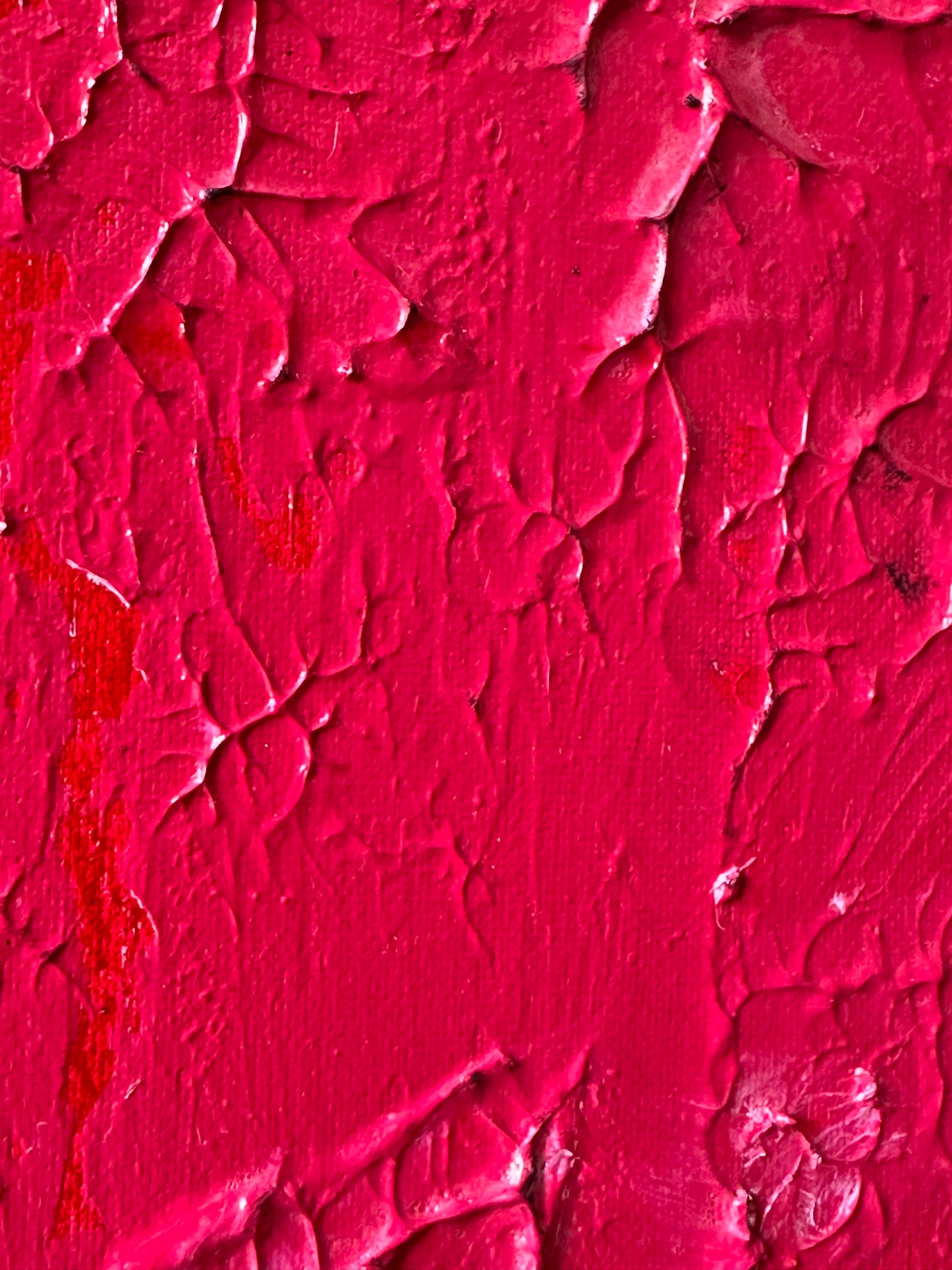 Red Organic Pulse - Original Painting