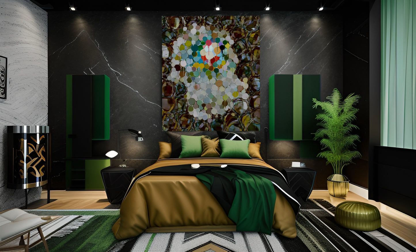 Marble Colorburst Odyssey – Abstract Art Print