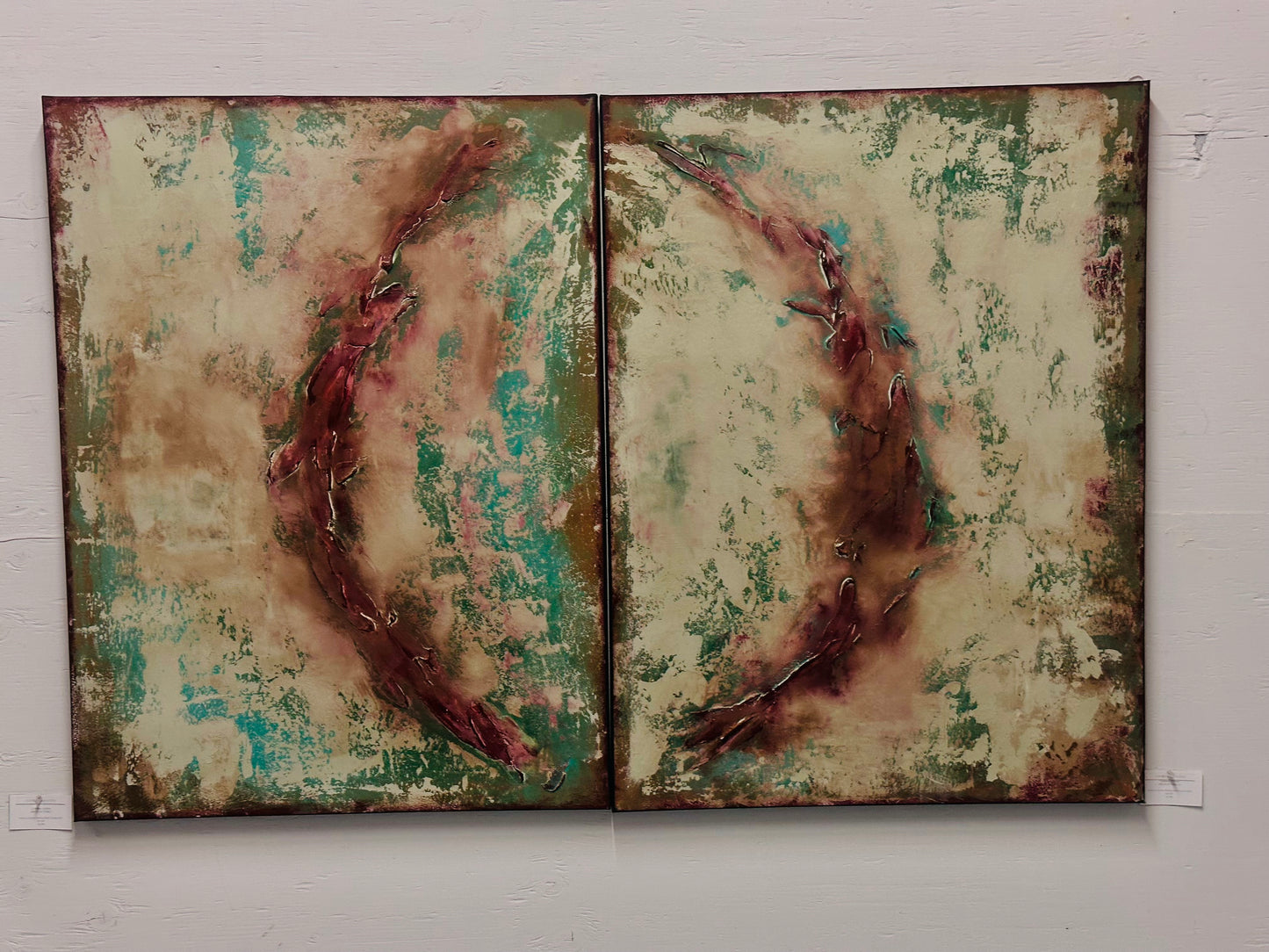 Arch of Time I & II — Original Diptych