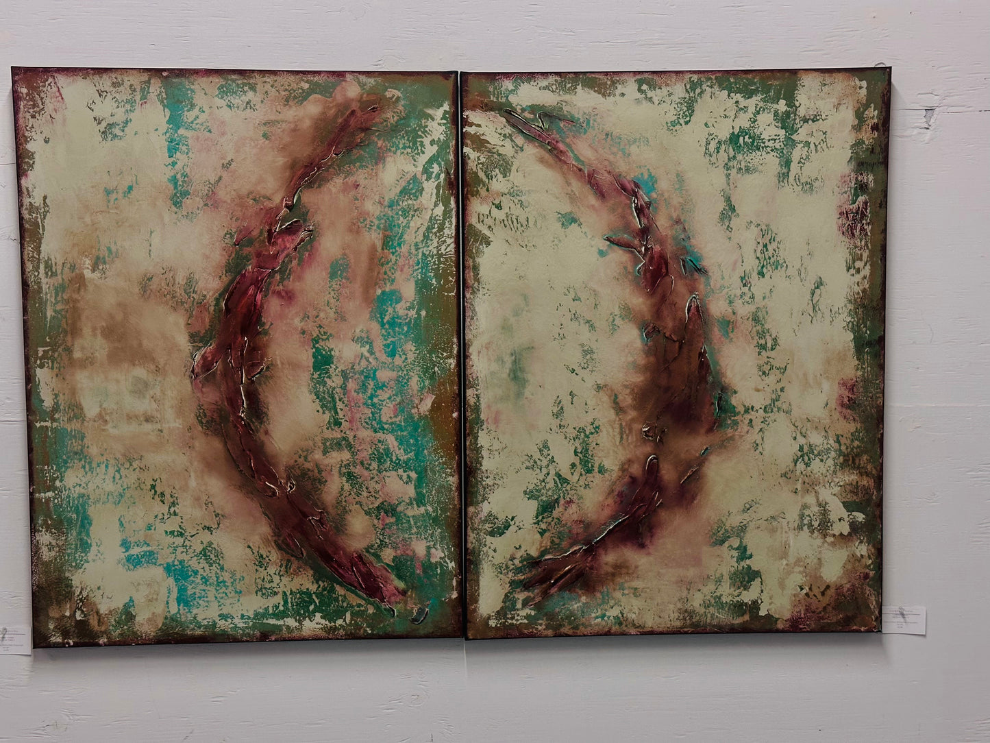 Arch of Time I & II — Original Diptych
