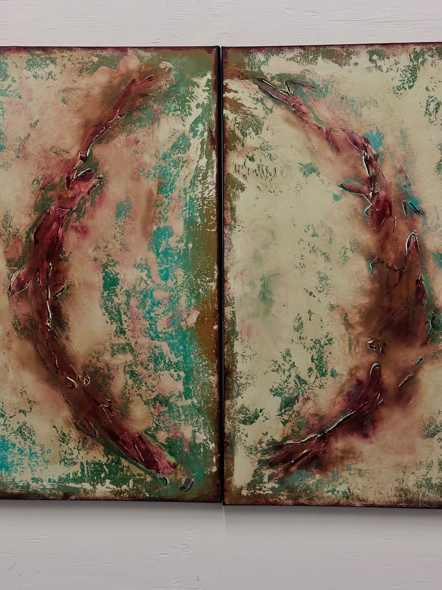 Arch of Time I & II — Original Diptych