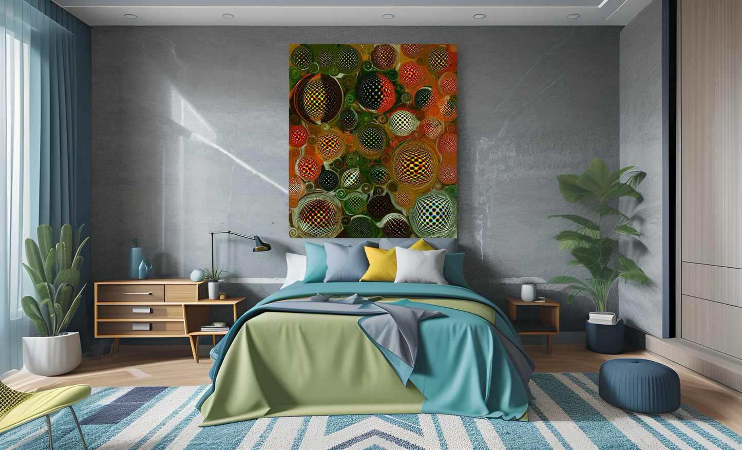 Geometric Wonderland – Abstract Art Print