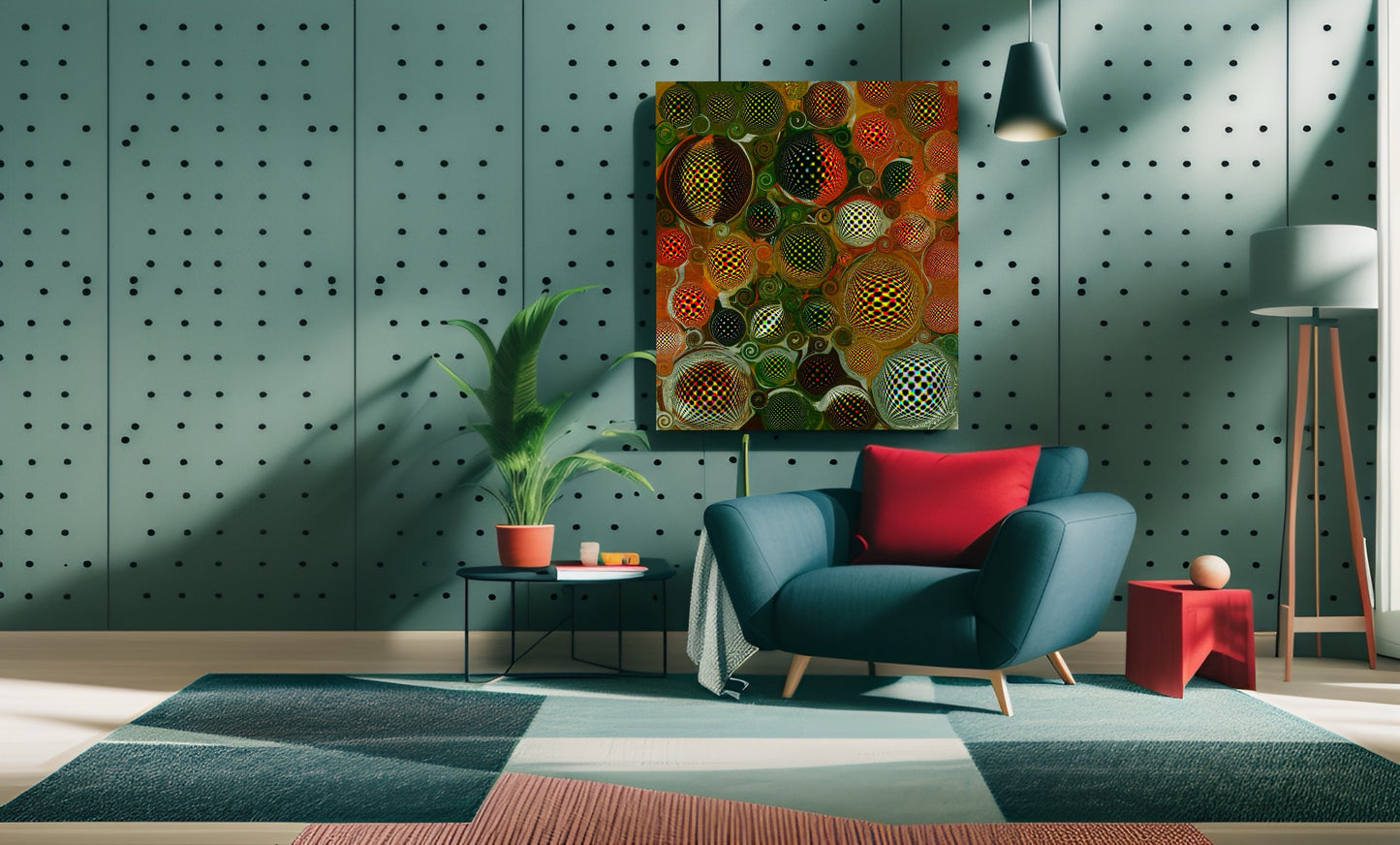 Geometric Wonderland – Abstract Art Print