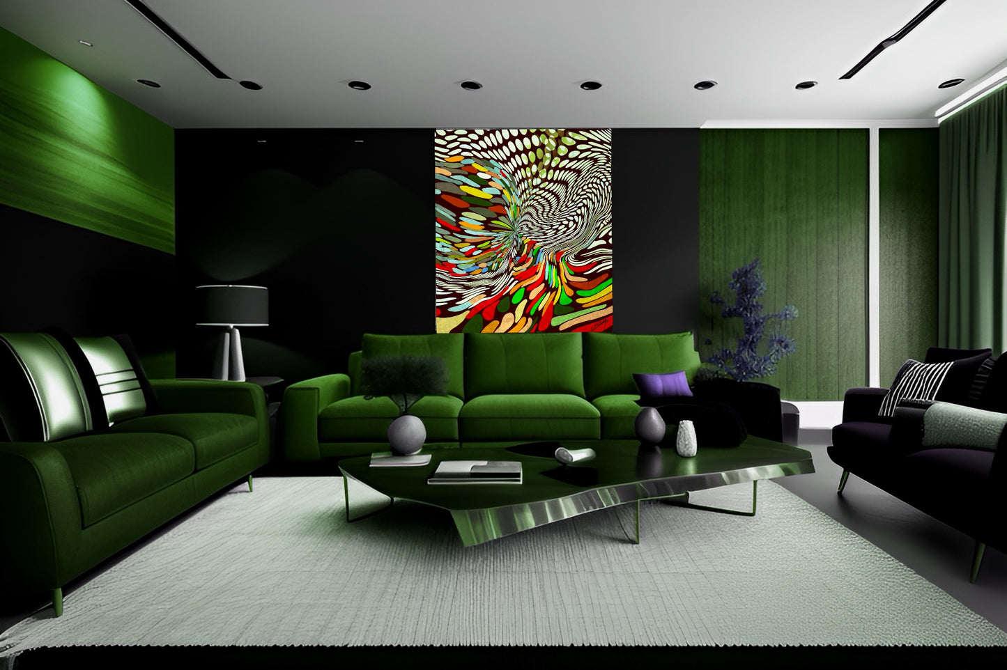 Vibrant Kaleidoscope – Abstract Art Print
