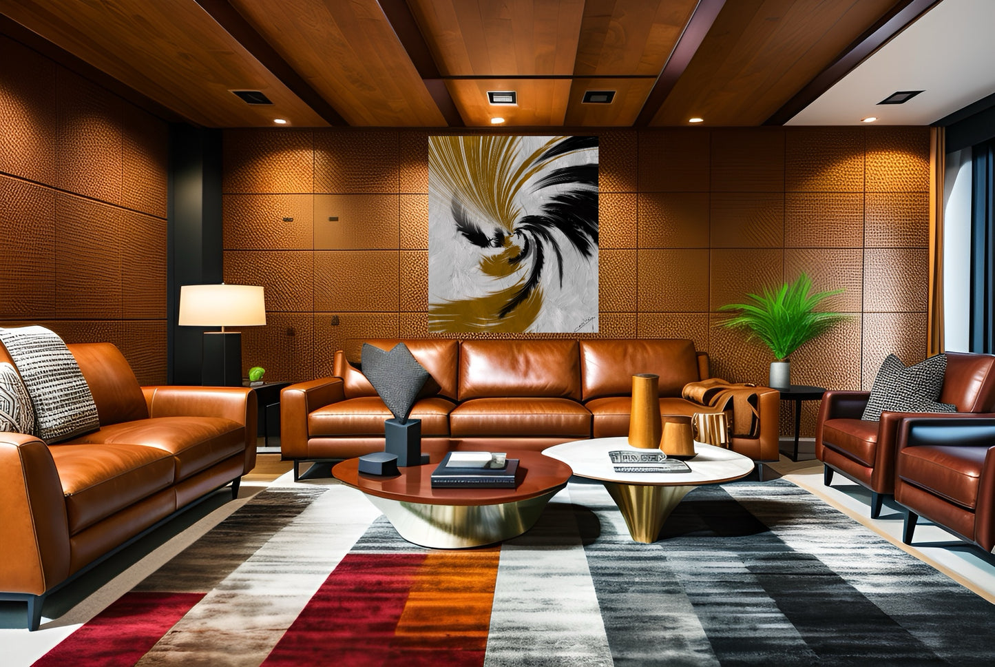 Ethereal Plumage – Abstract Feather Art Print