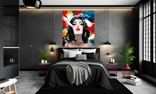 Crazy in Love - Abstract Art Print