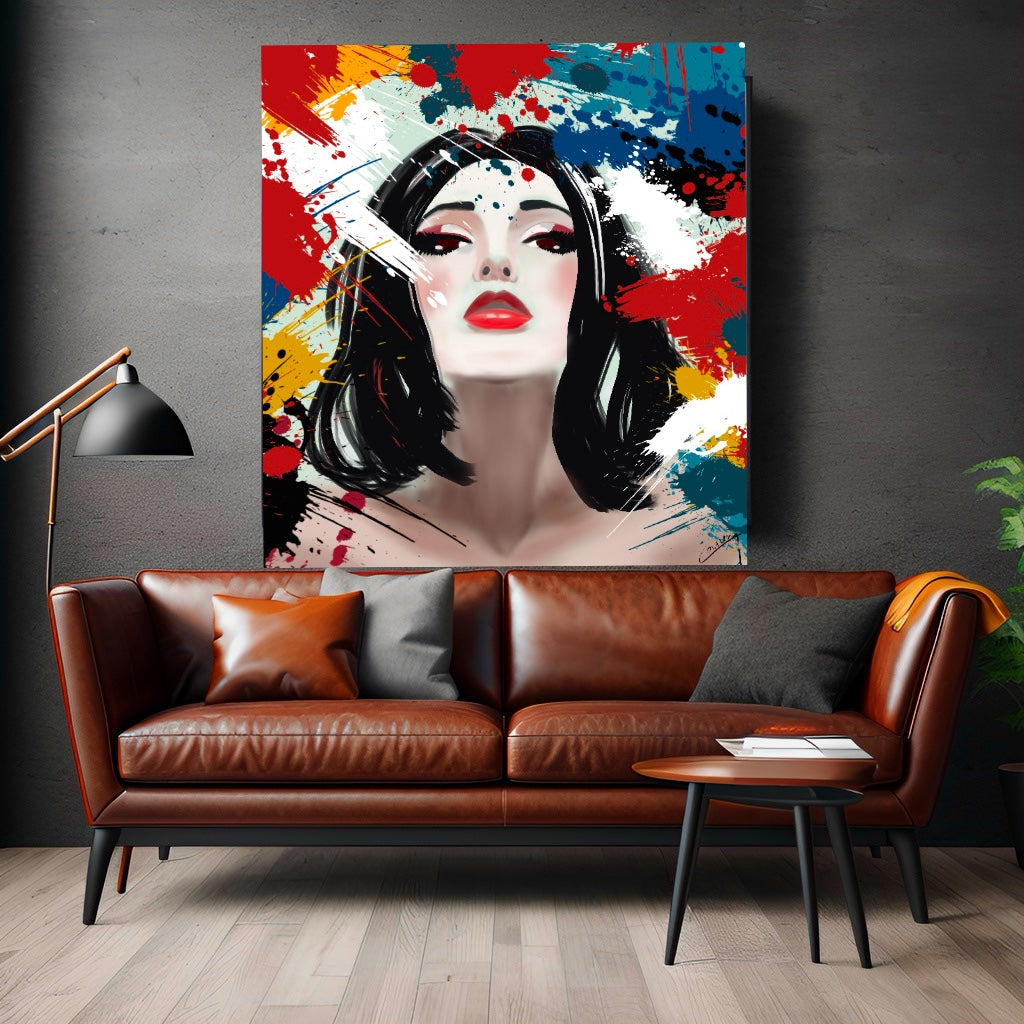 Crazy in Love - Abstract Art Print