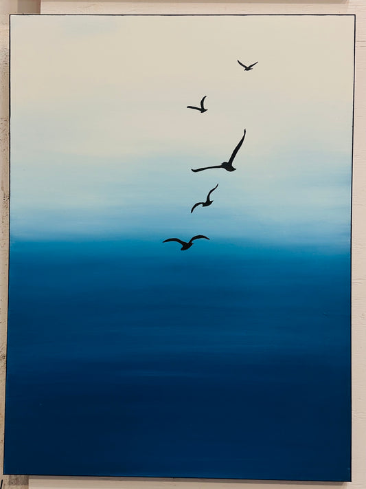 Lunar Silence - Original Abstract Painting