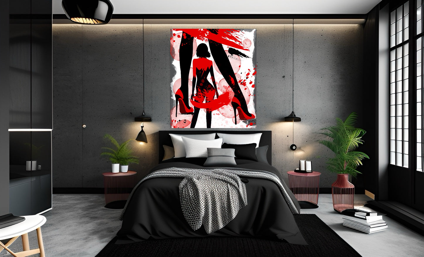 Curves of Sensuality - Modern Art Print