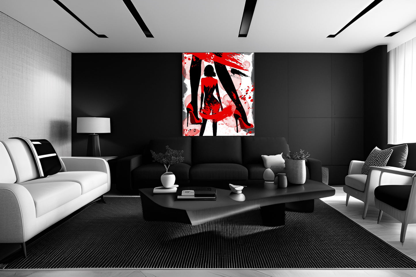 Curves of Sensuality - Modern Art Print