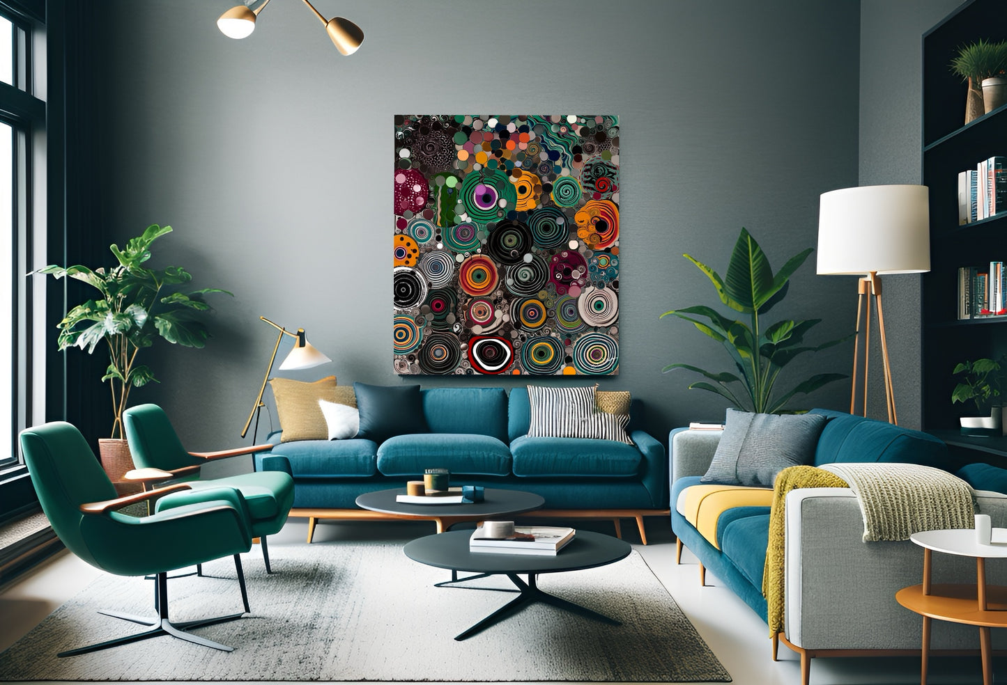 Eclectic Revelry – Abstract Art Print