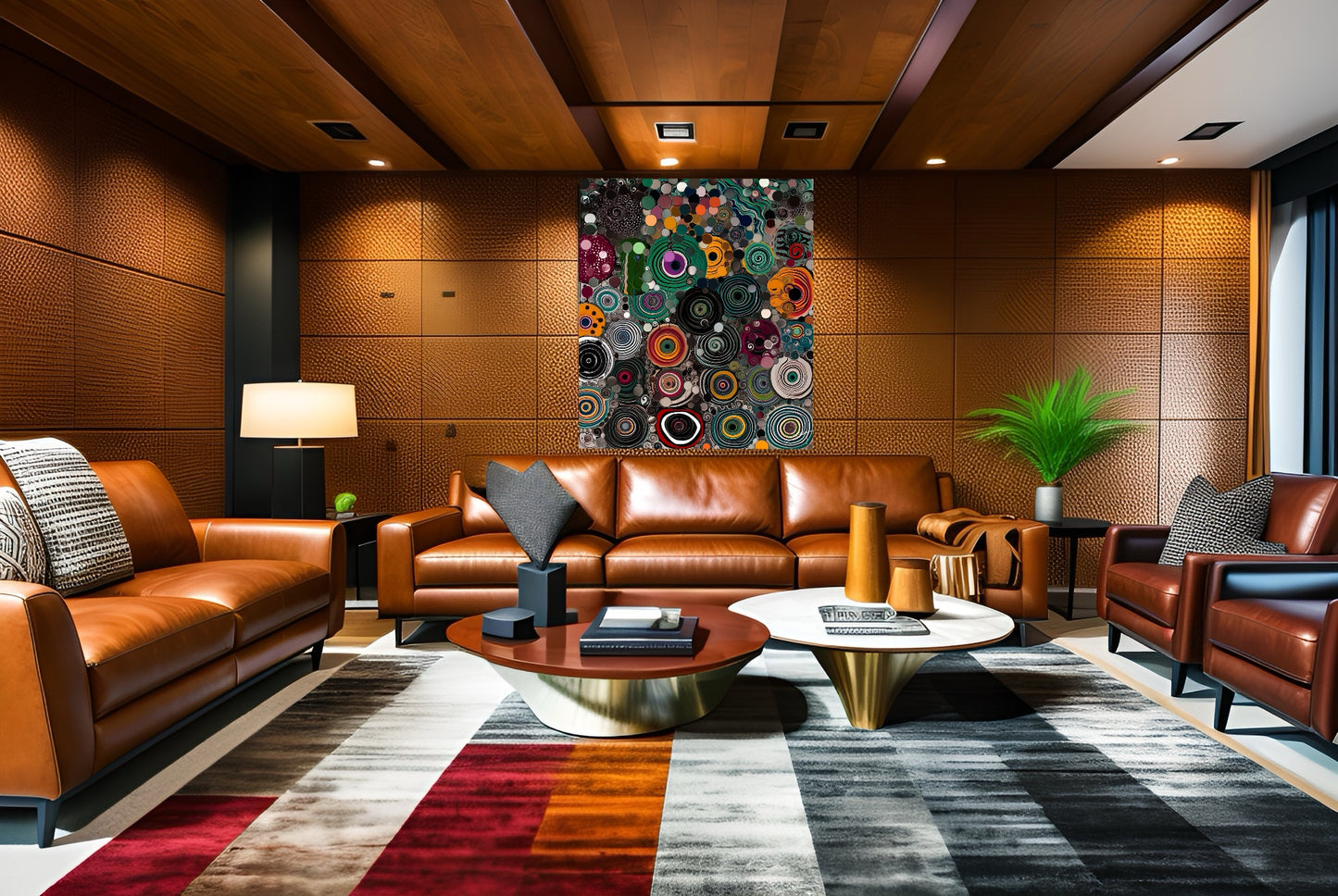 Eclectic Revelry – Abstract Art Print