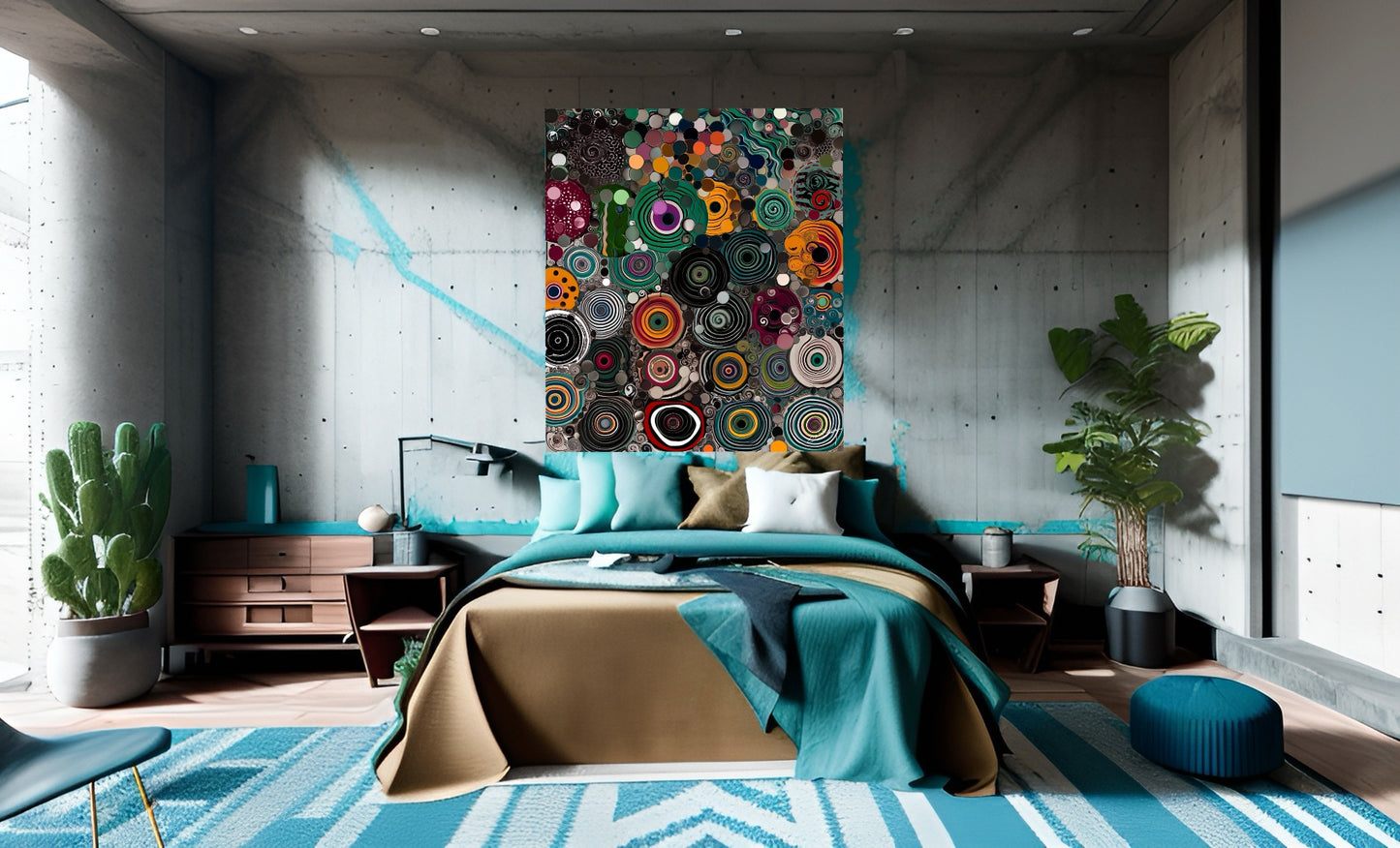 Eclectic Revelry – Abstract Art Print