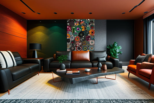 Eclectic Revelry – Abstract Art Print