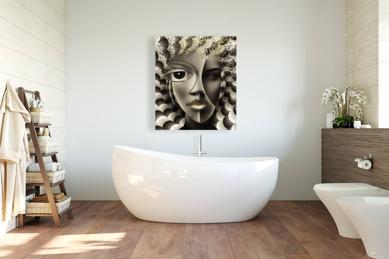 Cyborg Elegance – Futuristic Art Print