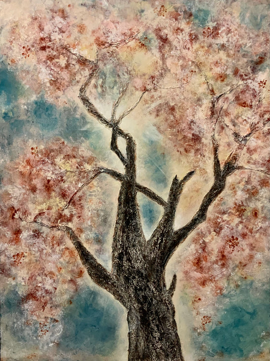 Love Is In The Air I - Original Mixed Media Painting