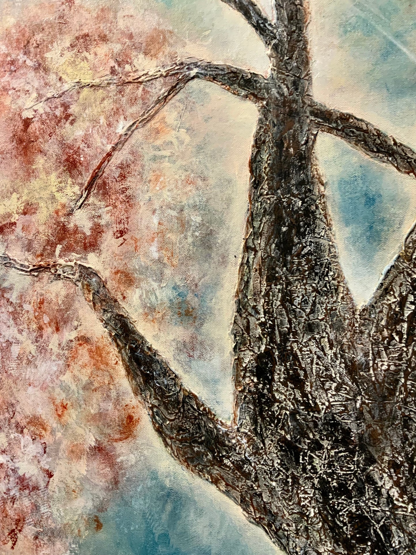 Love Is In The Air I - Original Mixed Media Painting