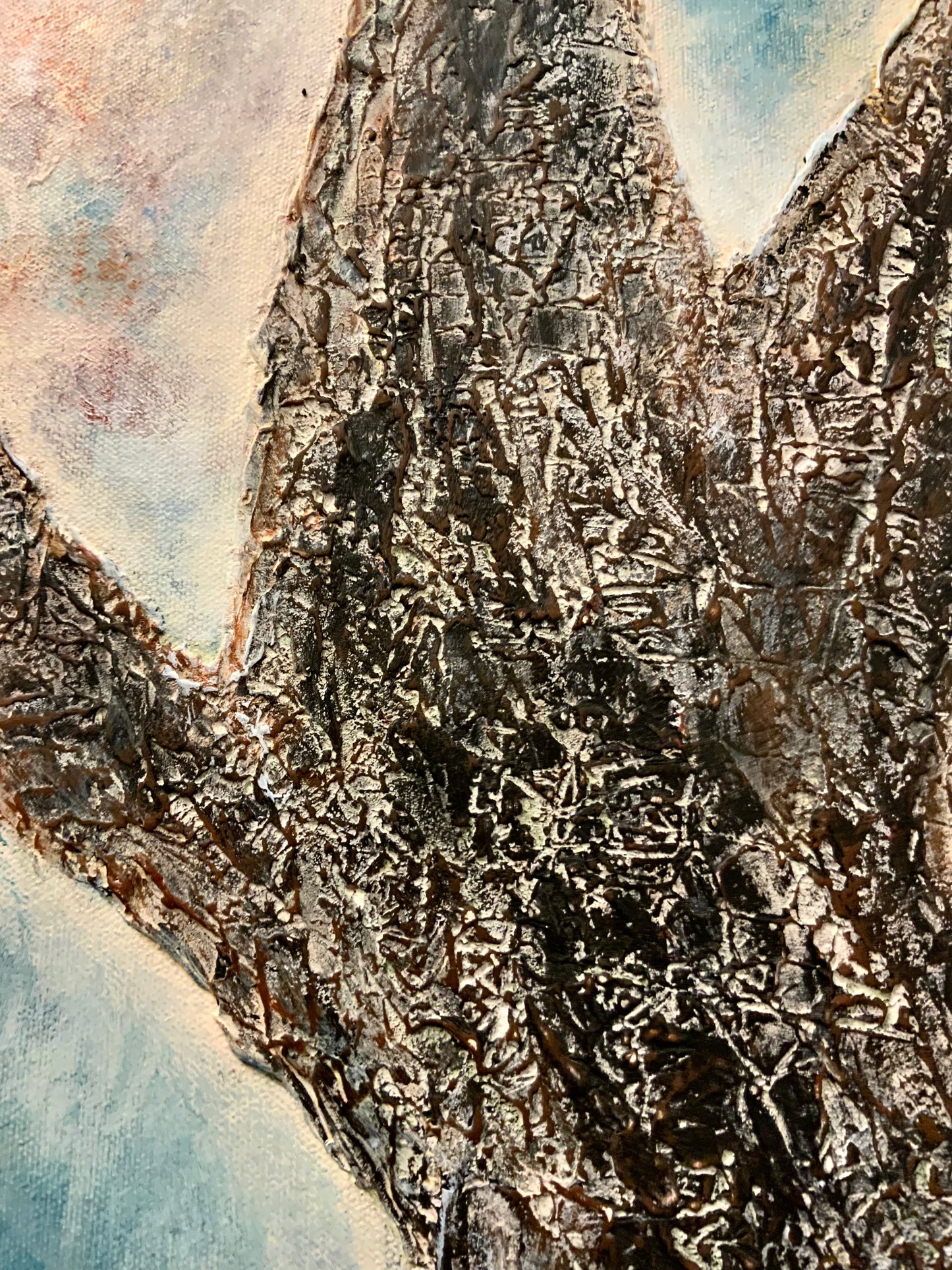 Love Is In The Air I - Original Mixed Media Painting