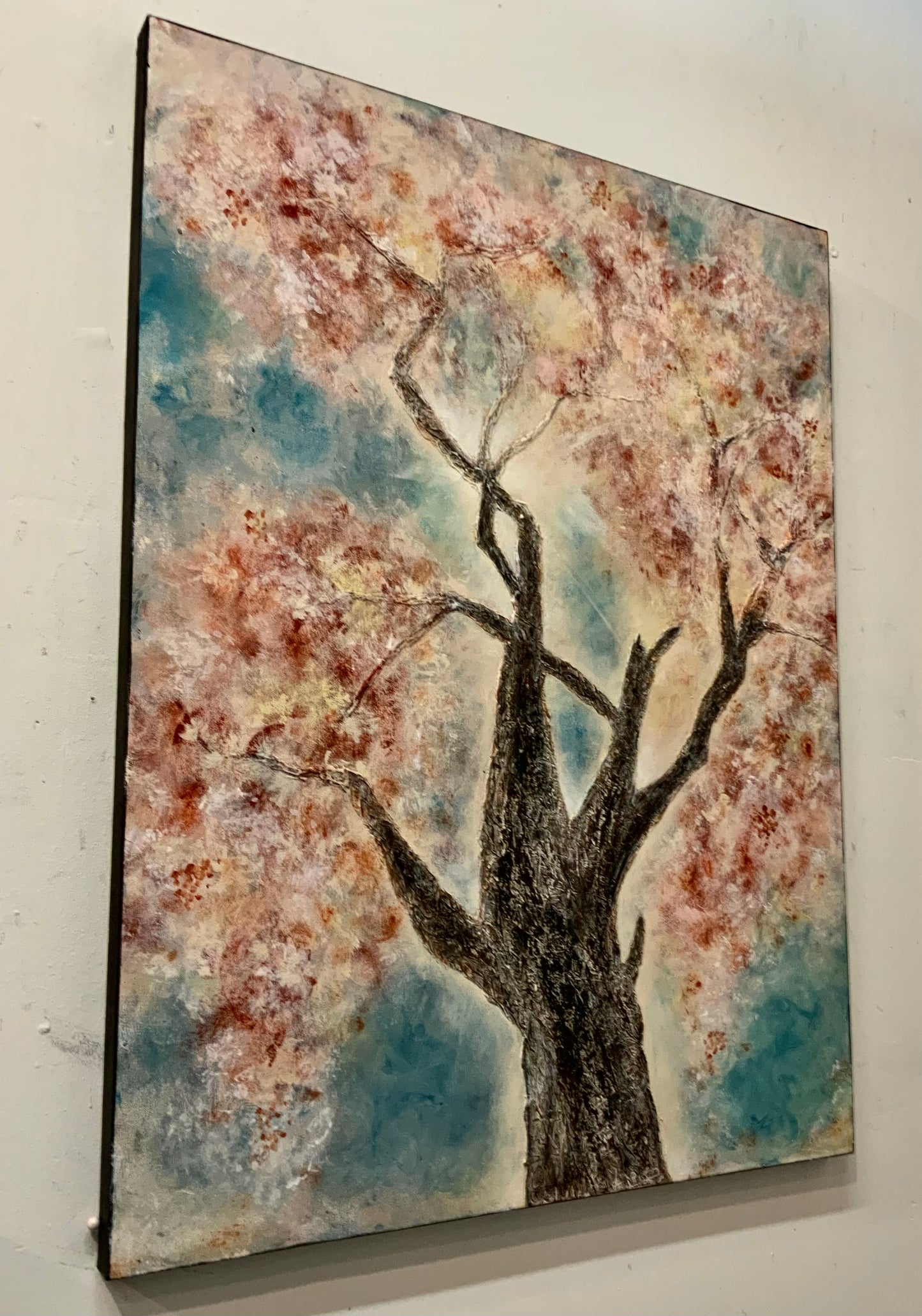 Love Is In The Air I - Original Mixed Media Painting
