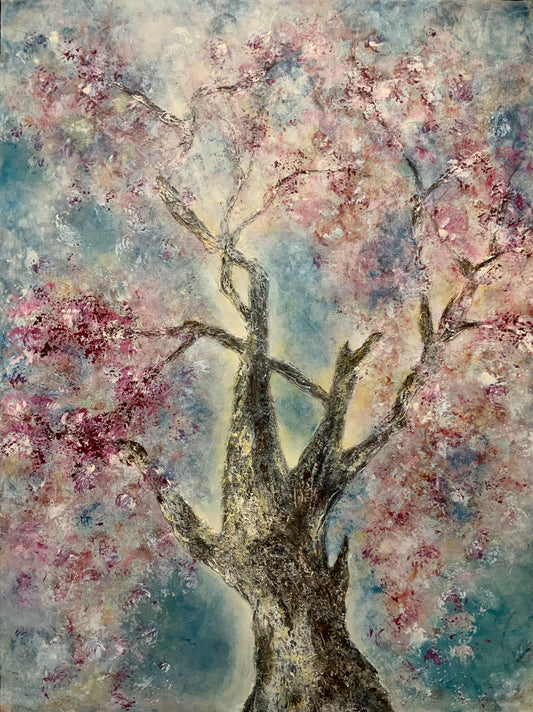 Love Is In The Air I - Original Mixed Media Painting