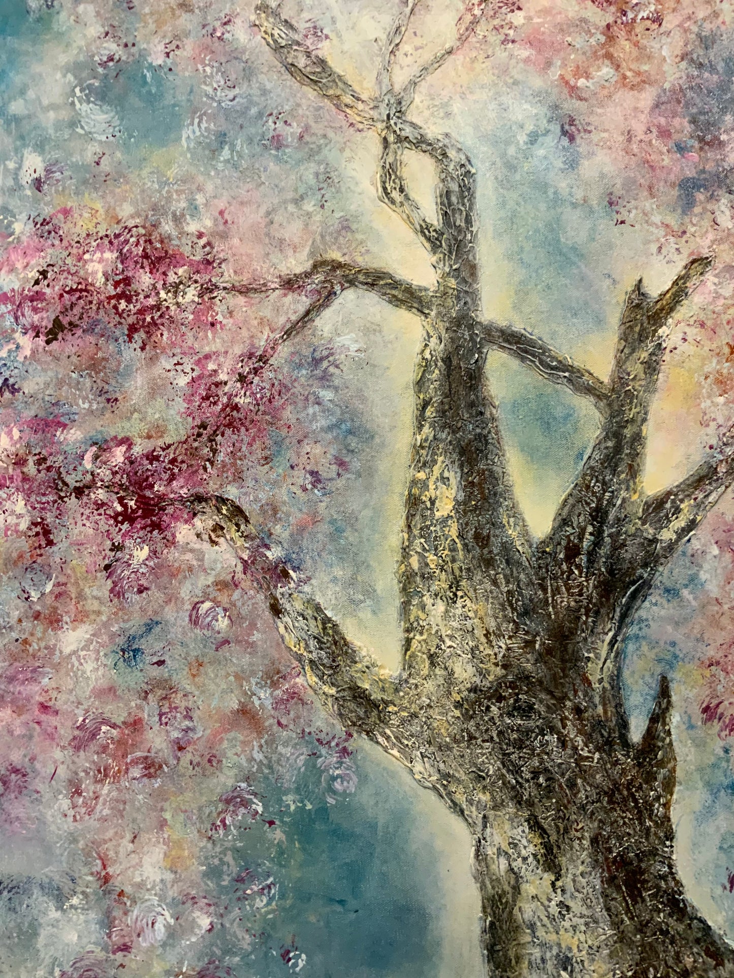 Love Is In The Air I - Original Mixed Media Painting
