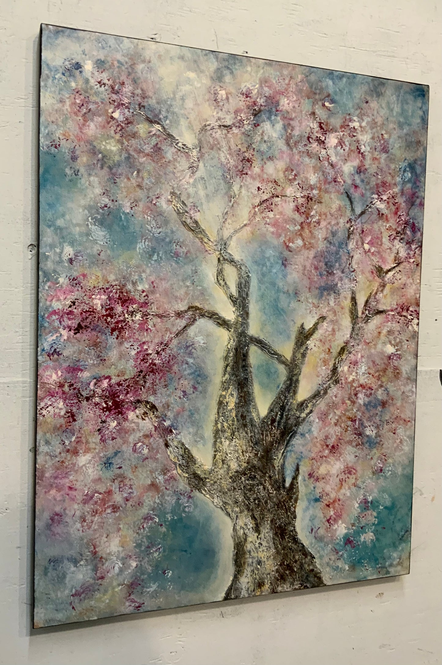 Love Is In The Air I - Original Mixed Media Painting