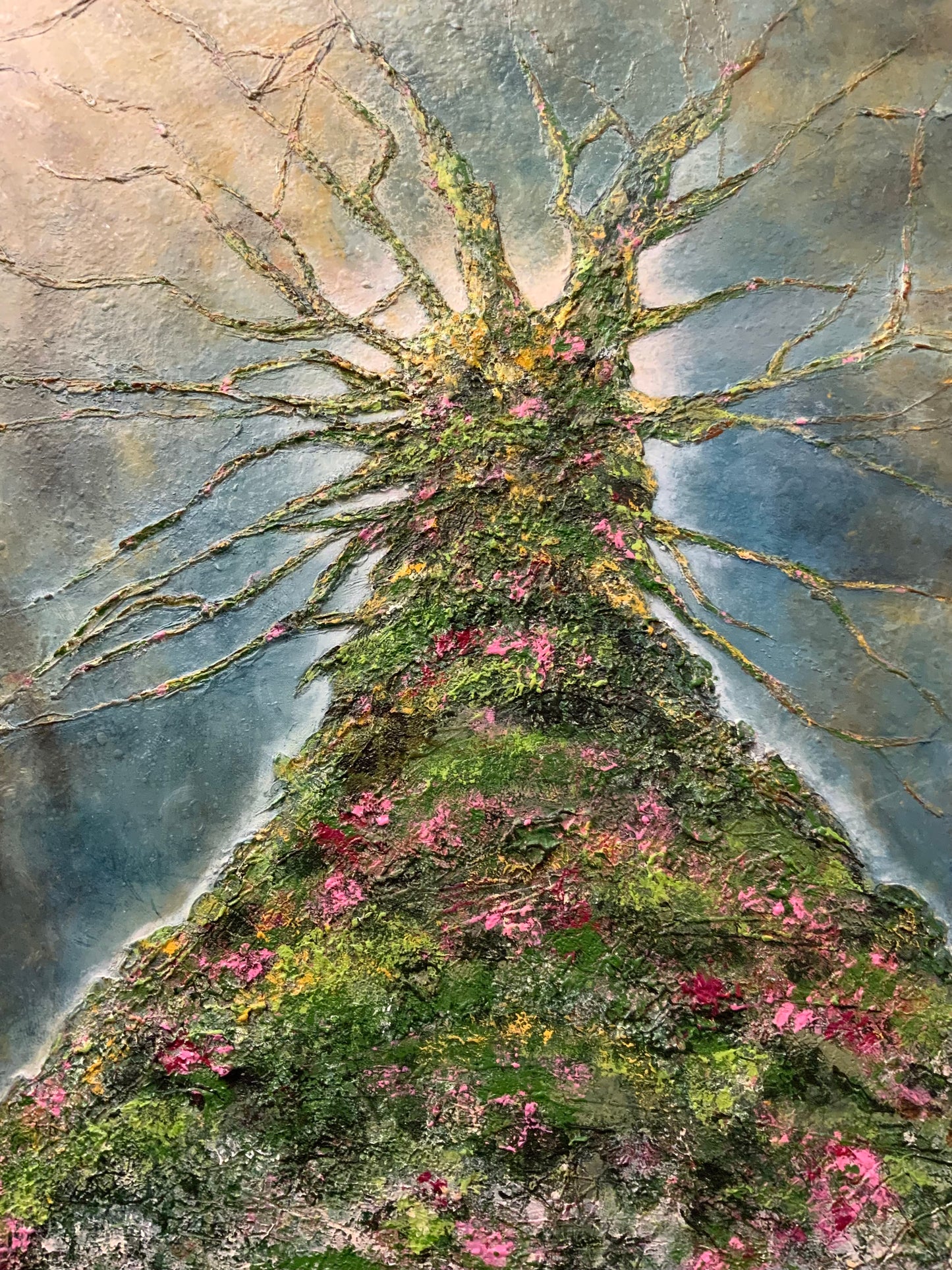 Rooted in Light - Original Mixed Media Painting