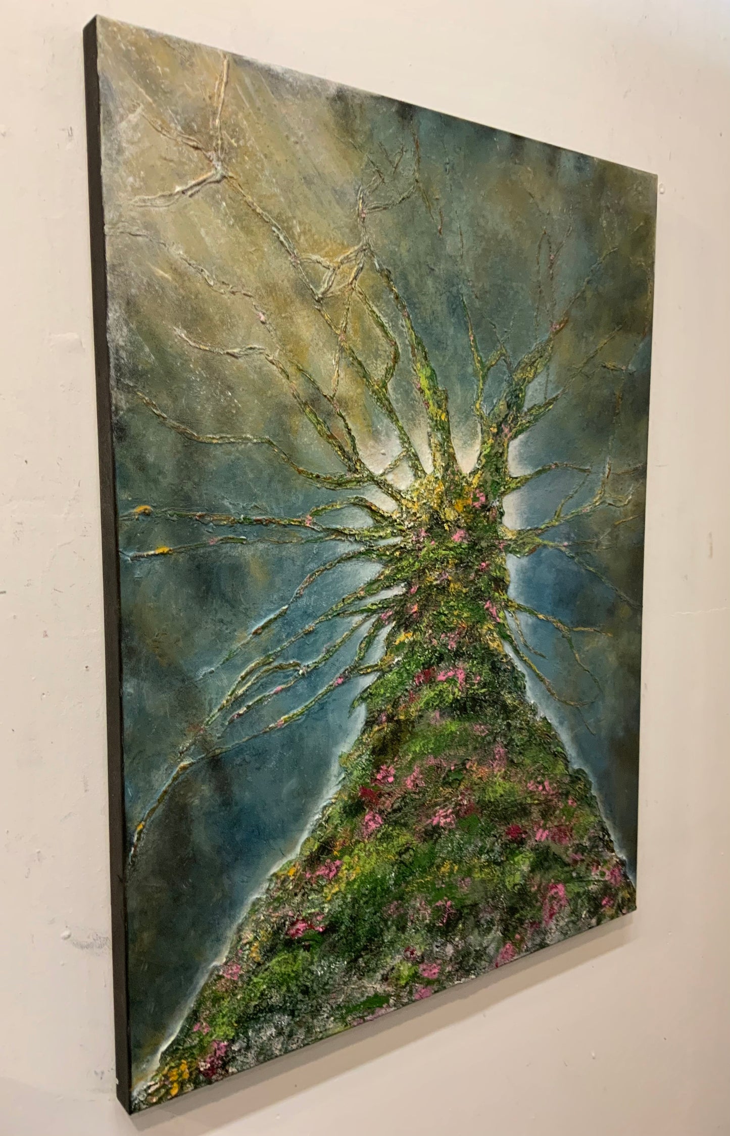 Rooted in Light - Original Mixed Media Painting