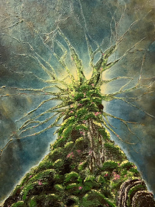 Rooted in Light - Original Mixed Media Painting