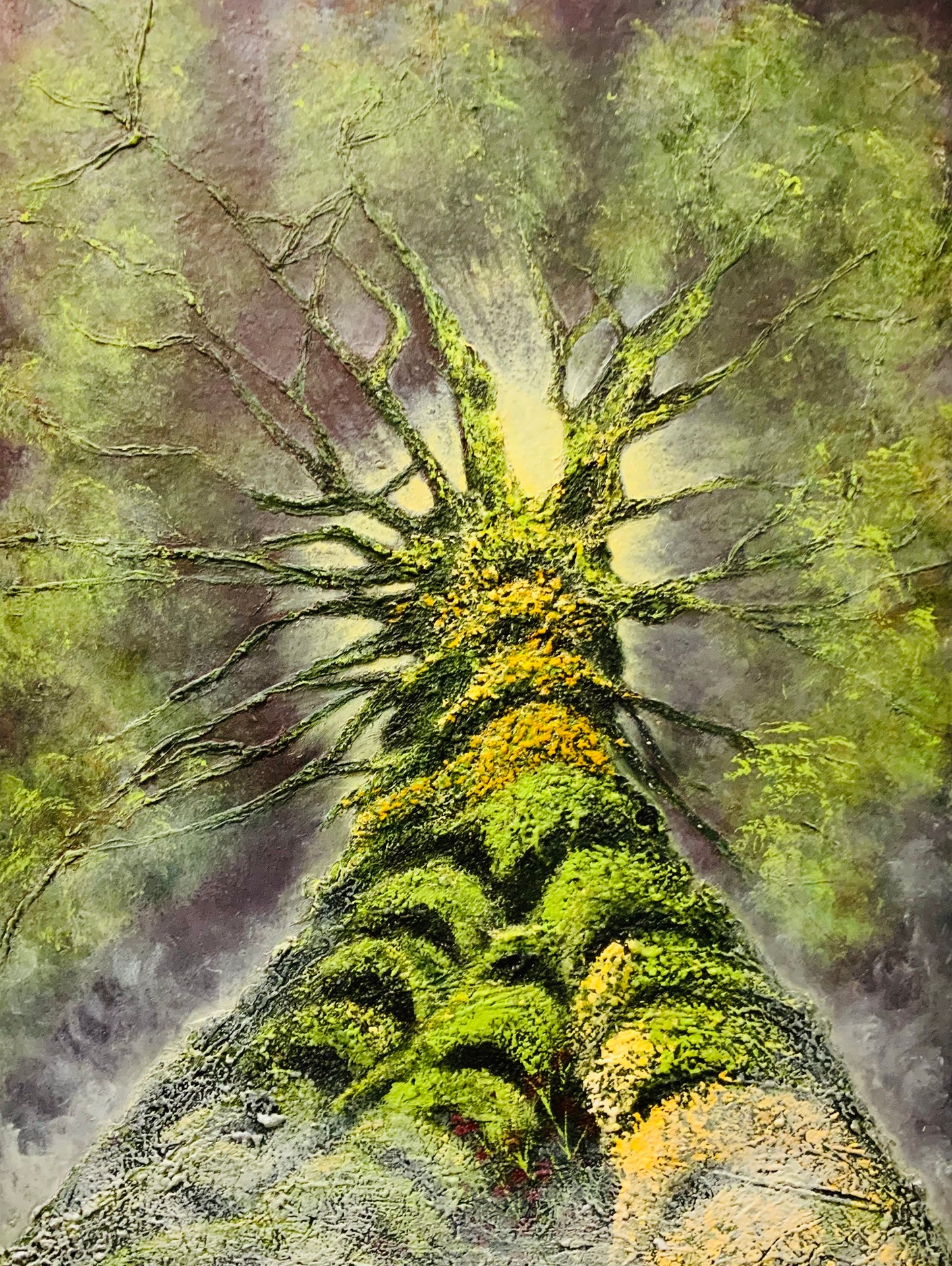 Rooted in Light - Original Mixed Media Painting