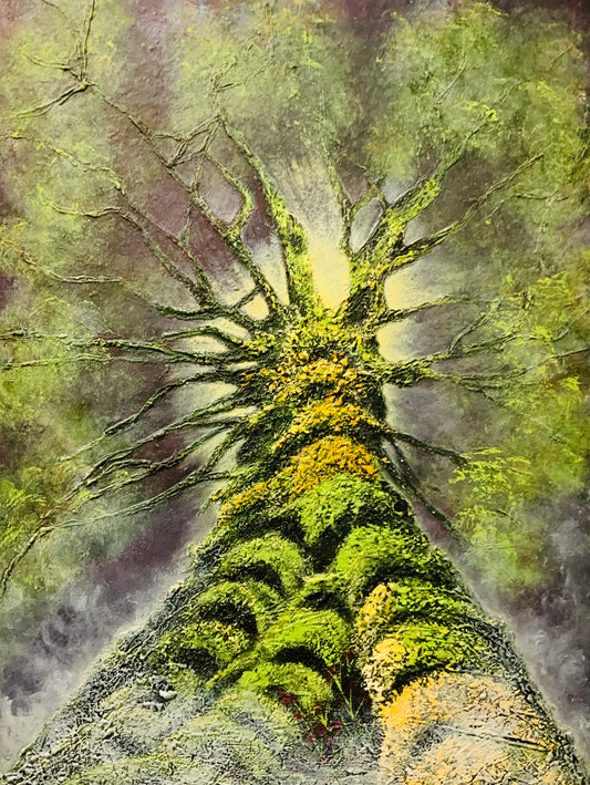Rooted in Light - Original Mixed Media Painting