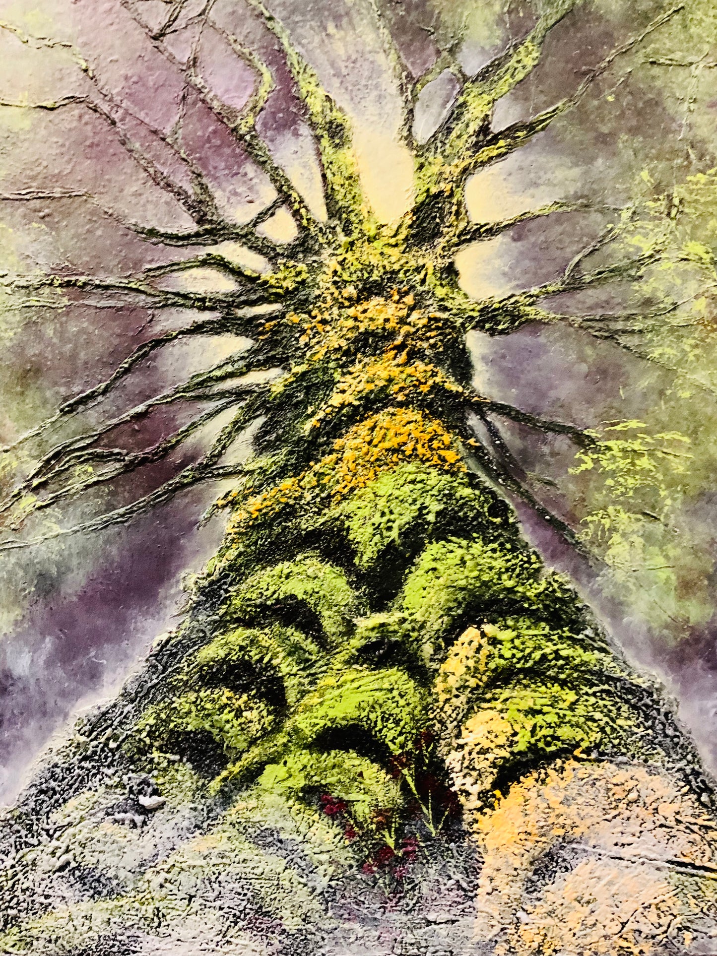 Rooted in Light - Original Mixed Media Painting
