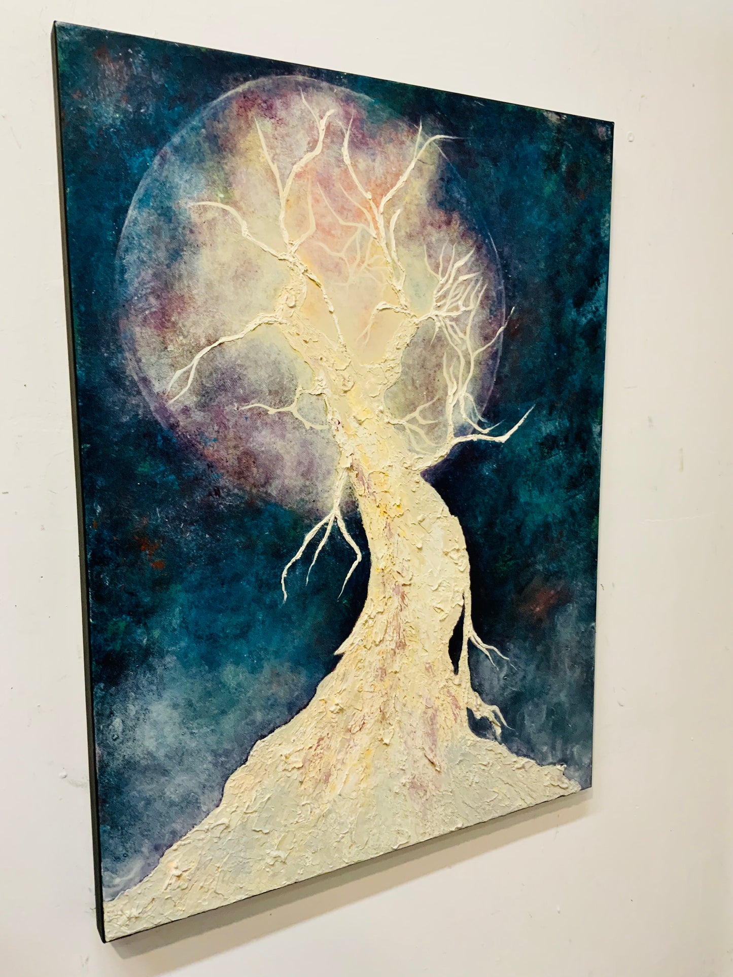 Lunar Diva _ Mixed Media Original Painting